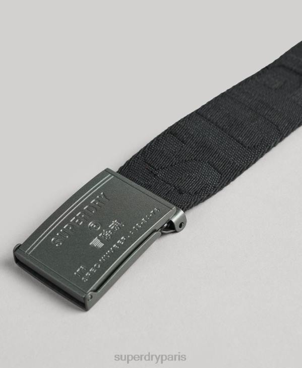 Superdry femmes ceinture en sangle D64Z1612 accessoires noir