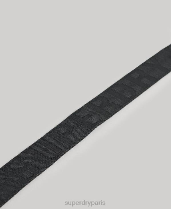 Superdry femmes ceinture en sangle D64Z1612 accessoires noir