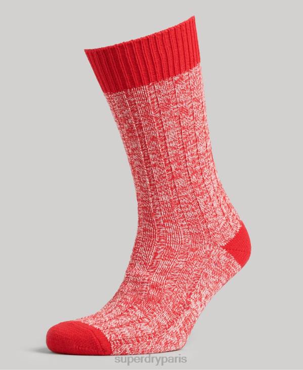 Superdry femmes lot de chaussettes de randonnée en coton bio D64Z4227 accessoires multi