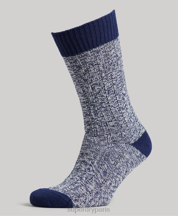 Superdry femmes lot de chaussettes de randonnée en coton bio D64Z4227 accessoires multi