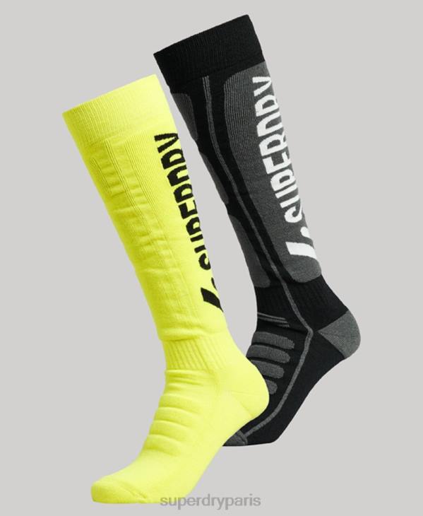 Superdry femmes paire de chaussettes à neige D64Z4110 accessoires multi