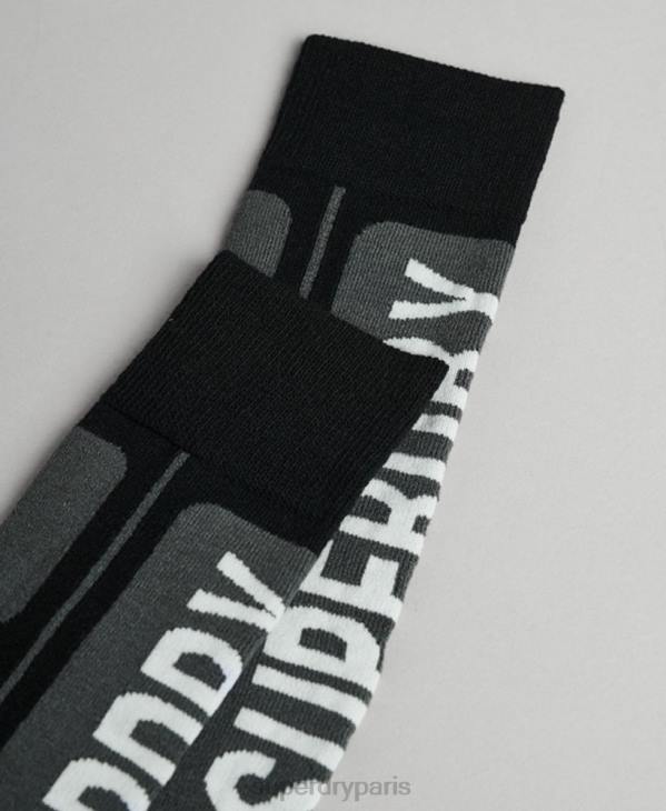 Superdry femmes paire de chaussettes à neige D64Z4110 accessoires multi