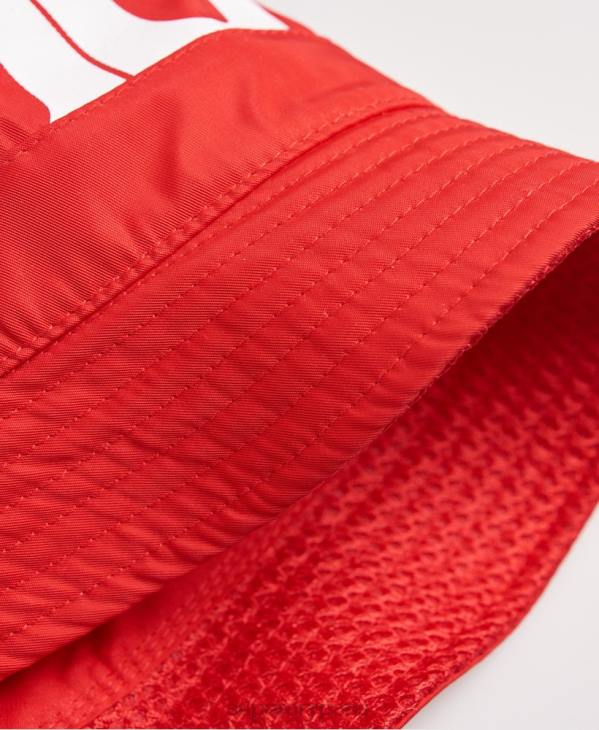Superdry femmes bob à logo D64Z4328 accessoires rouge