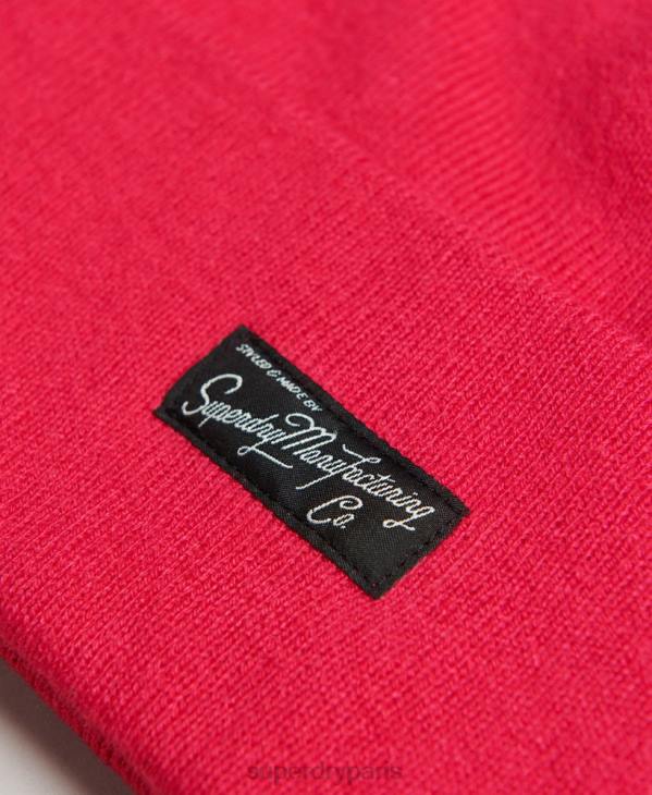 Superdry femmes bonnet à logo D64Z1680 accessoires rose