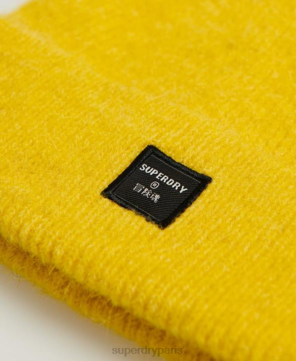 Superdry femmes bonnet super lux D64Z4318 accessoires jaune