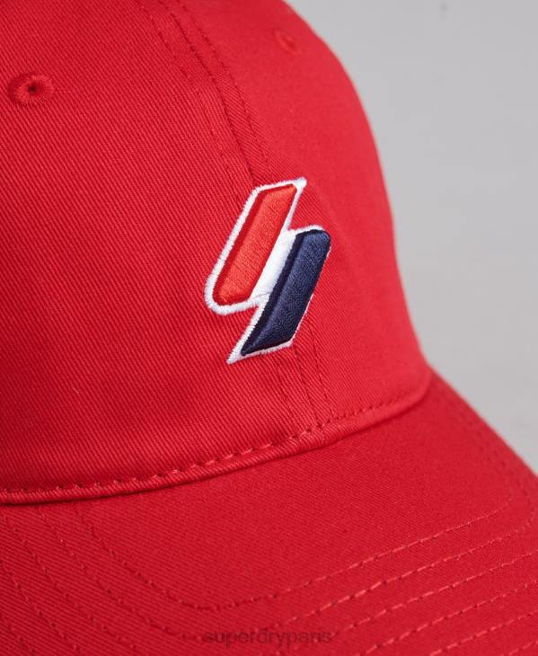 Superdry femmes casquette de baseball essentielle D64Z1760 accessoires rouge