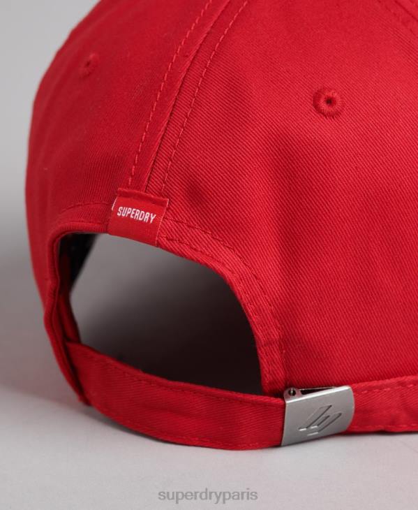 Superdry femmes casquette de baseball essentielle D64Z1760 accessoires rouge