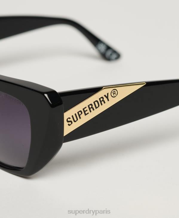 Superdry femmes lunettes de soleil angulaires sdr 90s D64Z2120 accessoires noir