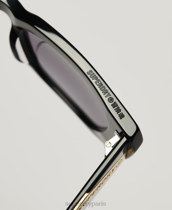 Superdry femmes lunettes de soleil angulaires sdr 90s D64Z2120 accessoires noir