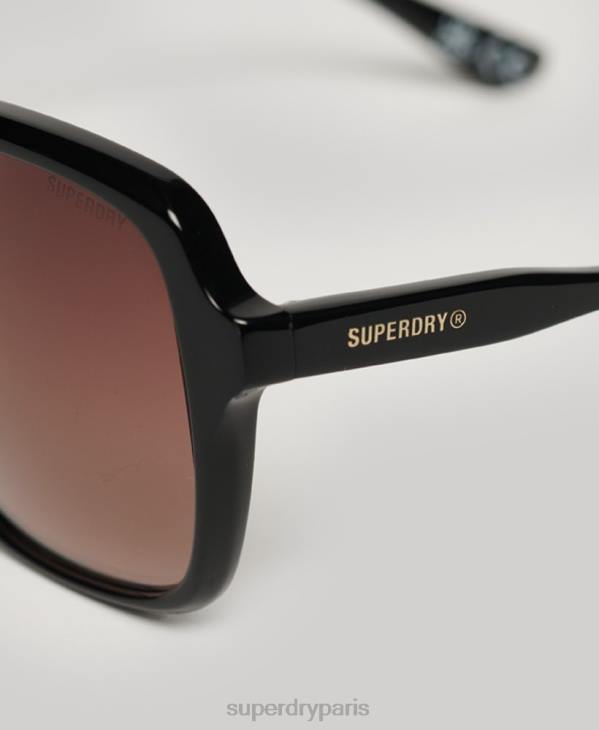 Superdry femmes lunettes de soleil sdr arion D64Z2082 accessoires noir