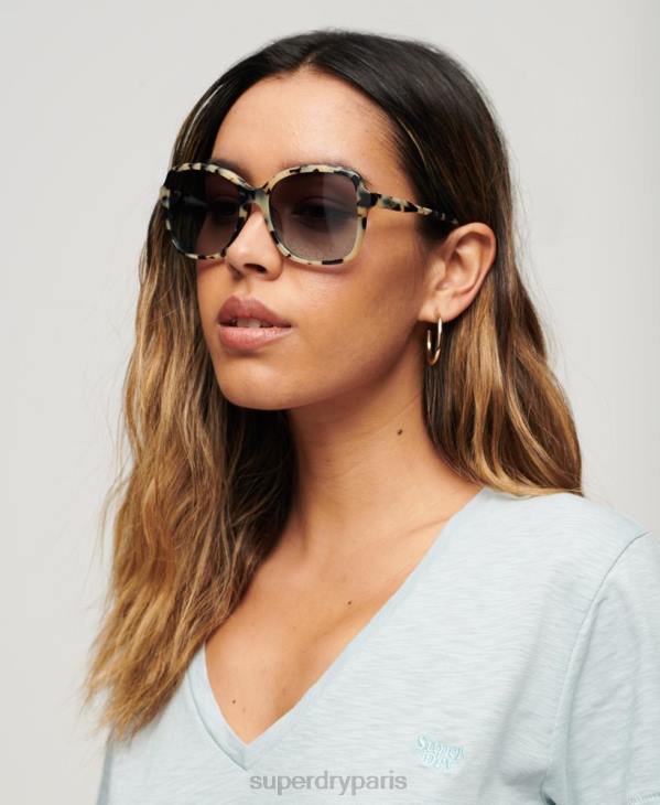 Superdry femmes lunettes de soleil sdr arion D64Z2083 accessoires beige