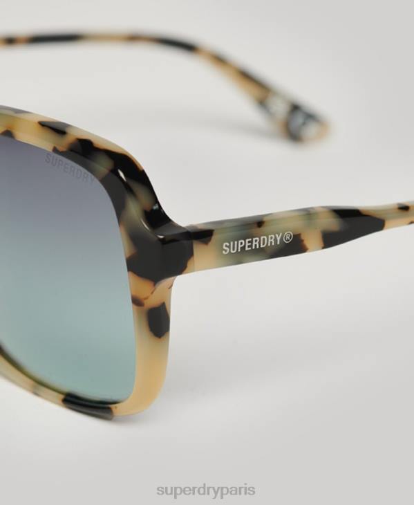 Superdry femmes lunettes de soleil sdr arion D64Z2083 accessoires beige
