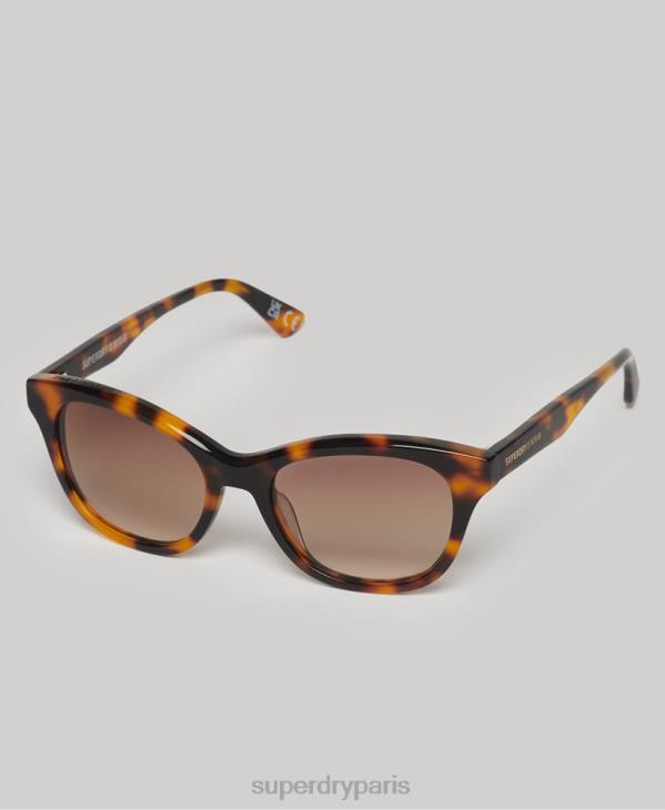 Superdry femmes lunettes de soleil sdr bretagne D64Z2085 accessoires brun