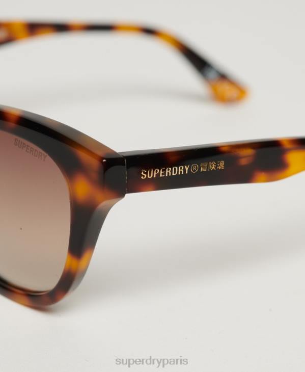 Superdry femmes lunettes de soleil sdr bretagne D64Z2085 accessoires brun