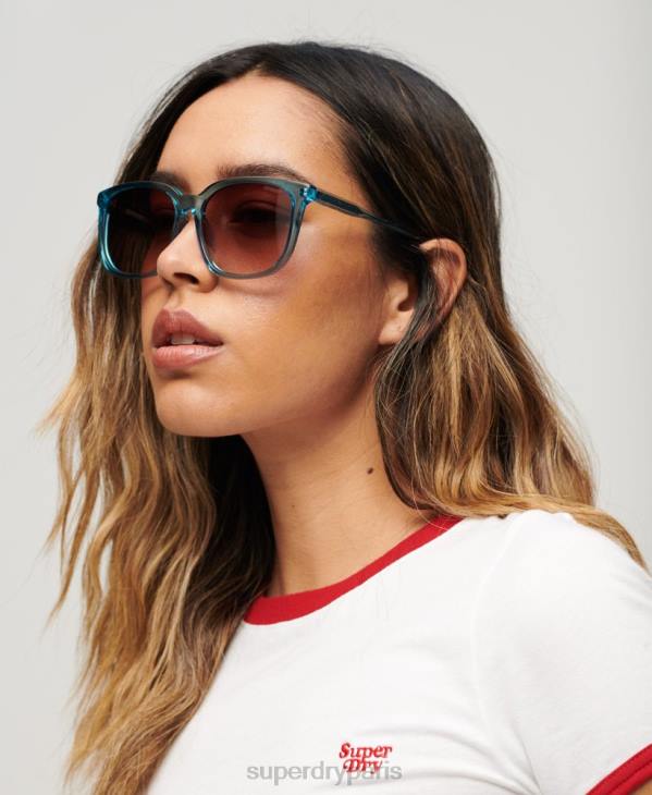 Superdry femmes lunettes de soleil sdr sorcha D64Z2106 accessoires bleu