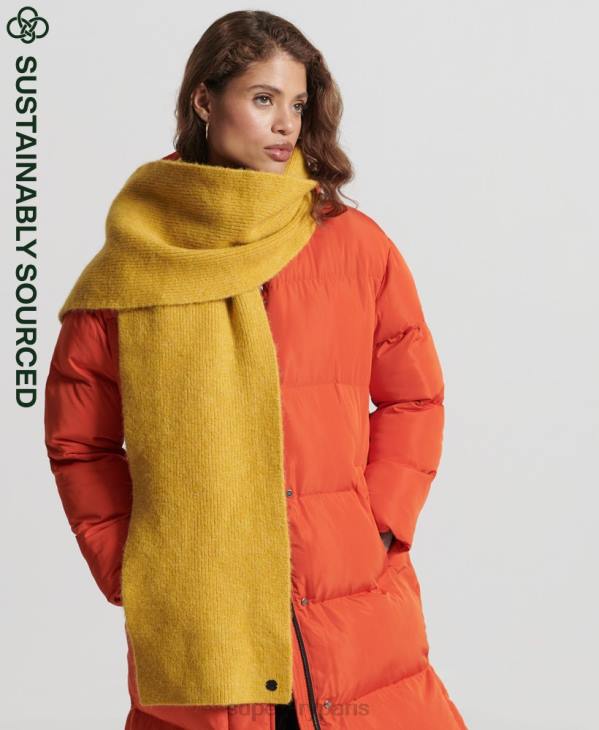 Superdry femmes écharpe de luxe D64Z4300 accessoires vert