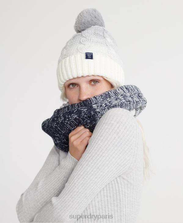 Superdry femmes tour de cou clarrie D64Z4332 accessoires bleu