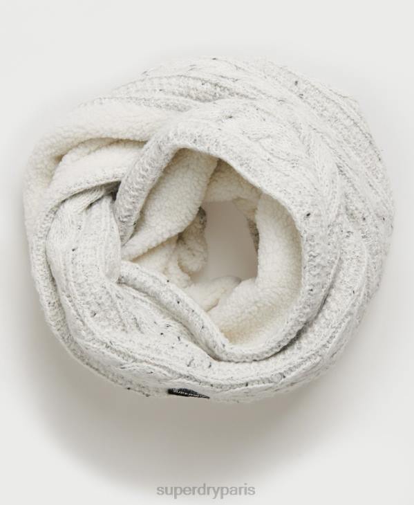 Superdry femmes tour de cou gracie D64Z4325 accessoires blanc