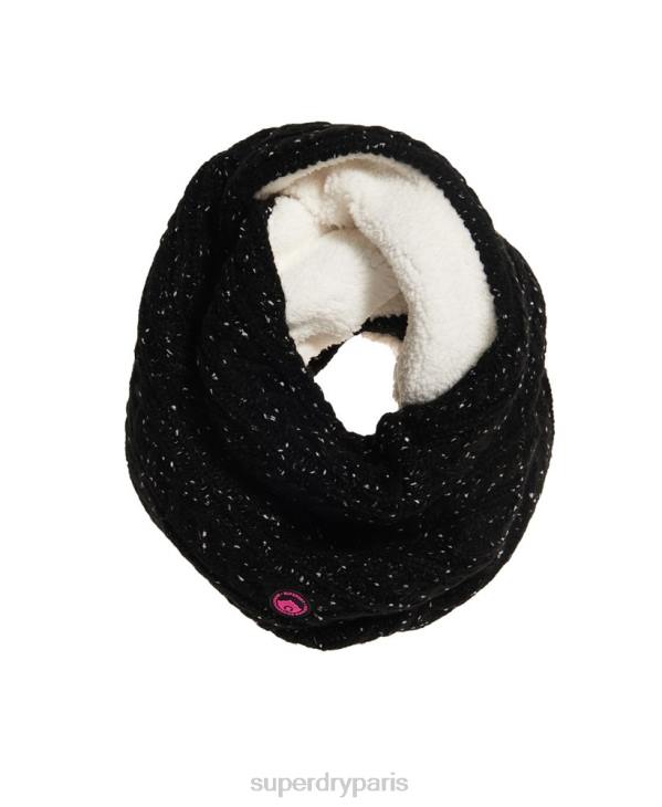 Superdry femmes tour de cou gracie D64Z4334 accessoires noir