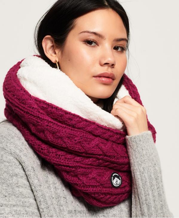 Superdry femmes tour de cou gracie D64Z4336 accessoires rose