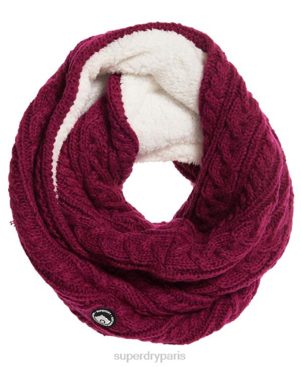 Superdry femmes tour de cou gracie D64Z4336 accessoires rose