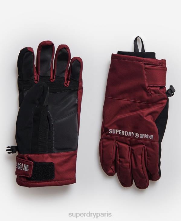 Superdry femmes gants de neige D64Z4111 accessoires violet