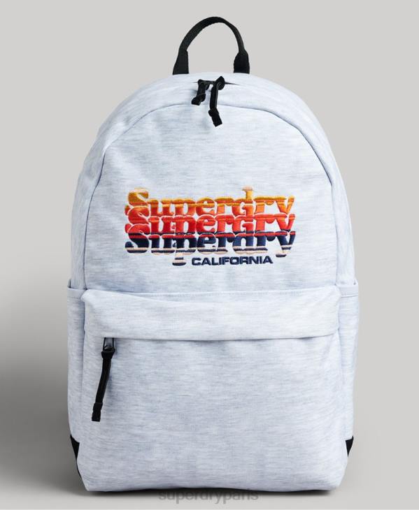 Superdry femmes sac à dos graphique montana D64Z1596 accessoires gris clair