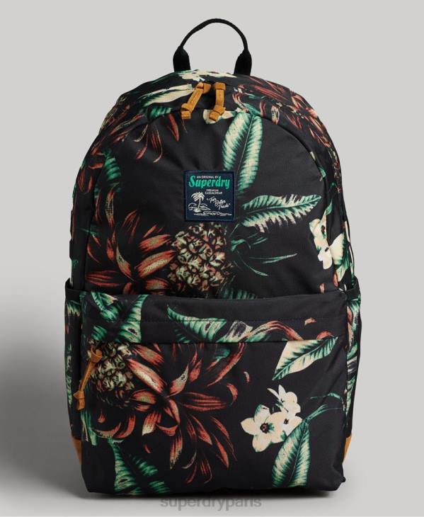 Superdry femmes sac à dos imprimé montana D64Z4217 accessoires noir