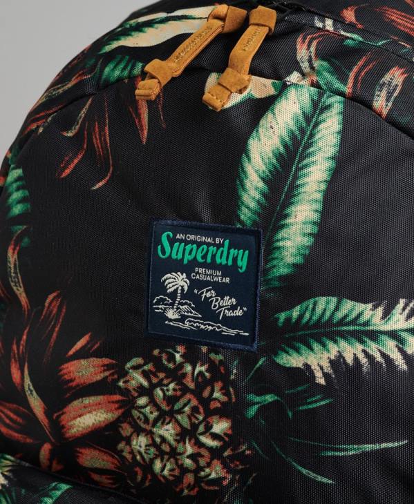 Superdry femmes sac à dos imprimé montana D64Z4217 accessoires noir