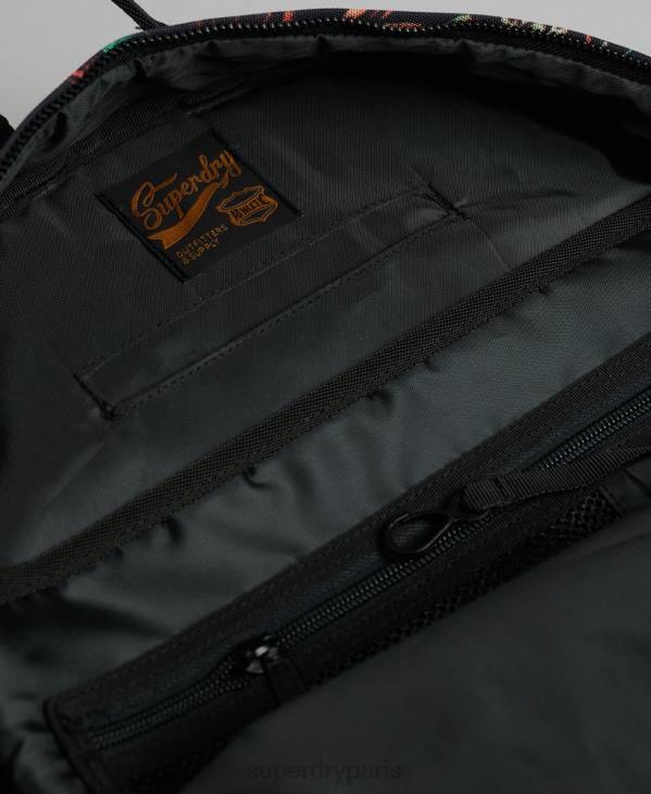 Superdry femmes sac à dos imprimé montana D64Z4217 accessoires noir