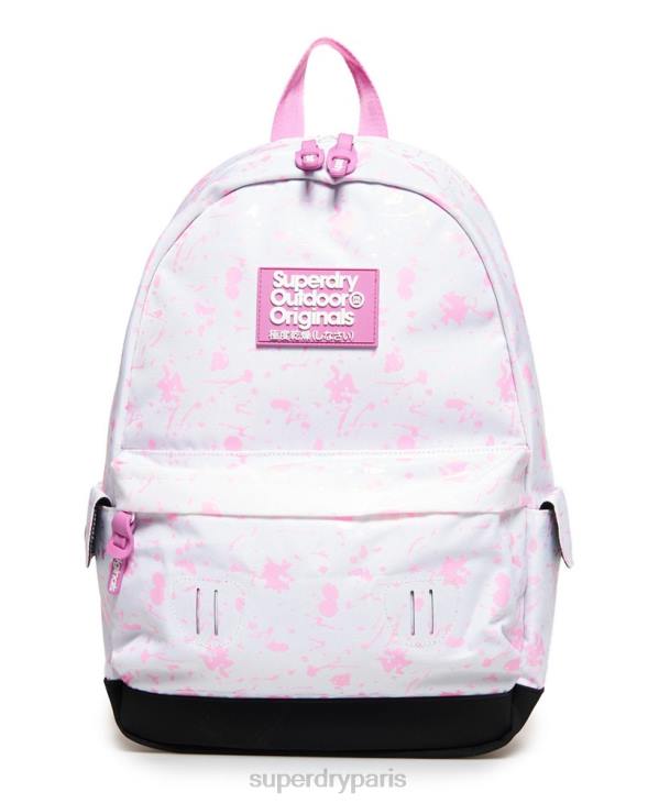 Superdry femmes sac à dos montana à changement de couleur édition imprimée D64Z4331 accessoires blanc