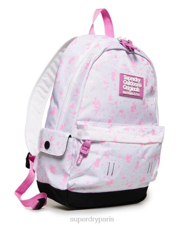 Superdry femmes sac à dos montana à changement de couleur édition imprimée D64Z4331 accessoires blanc