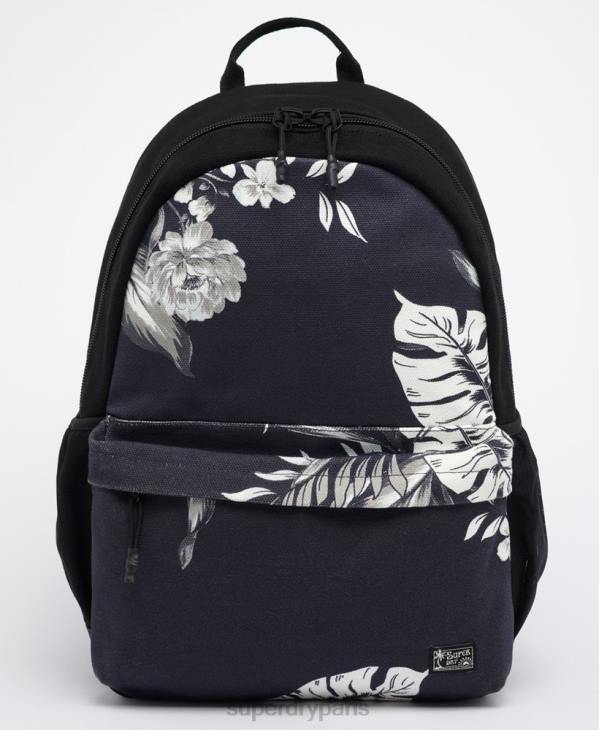 Superdry femmes sac à dos montana imprimé cali D64Z6615 accessoires noir