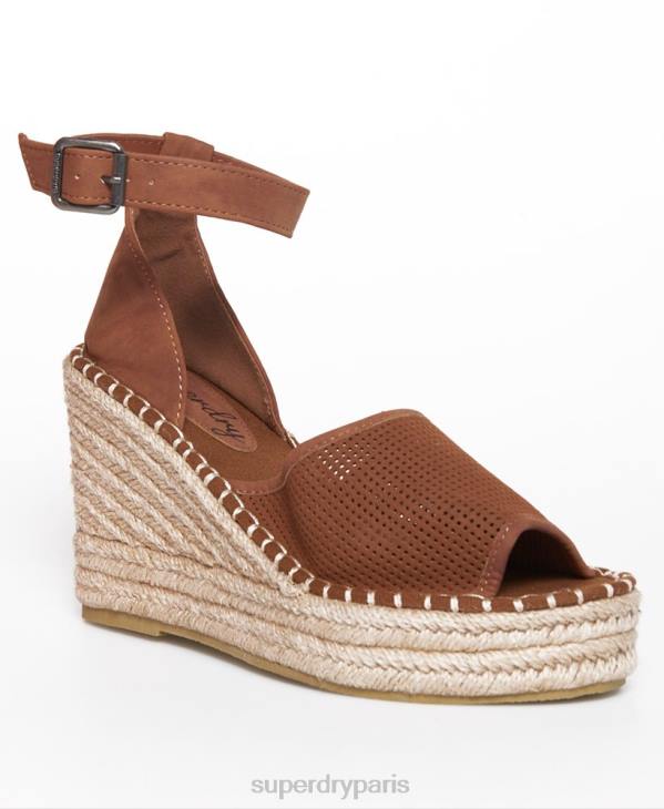 Superdry femmes anna espadrilles compensées D64Z4432 chaussures poussiéreux