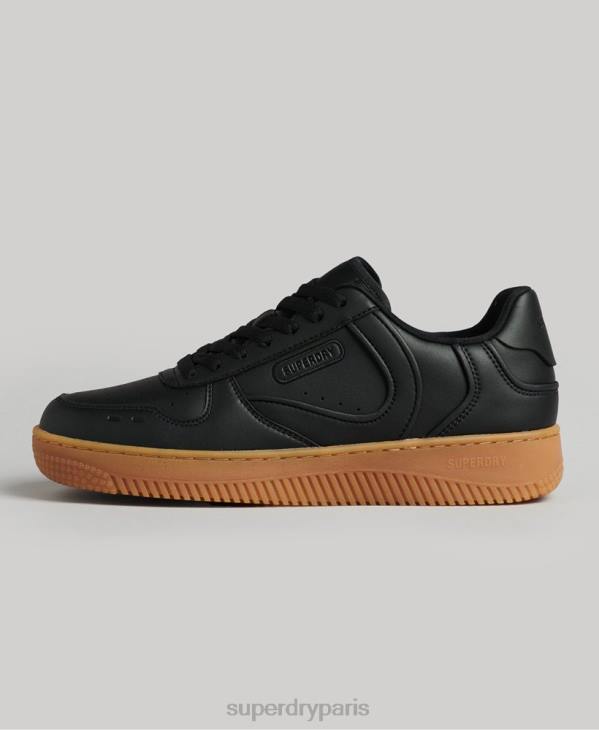 Superdry femmes grosses baskets végétaliennes D64Z4349 chaussures noir
