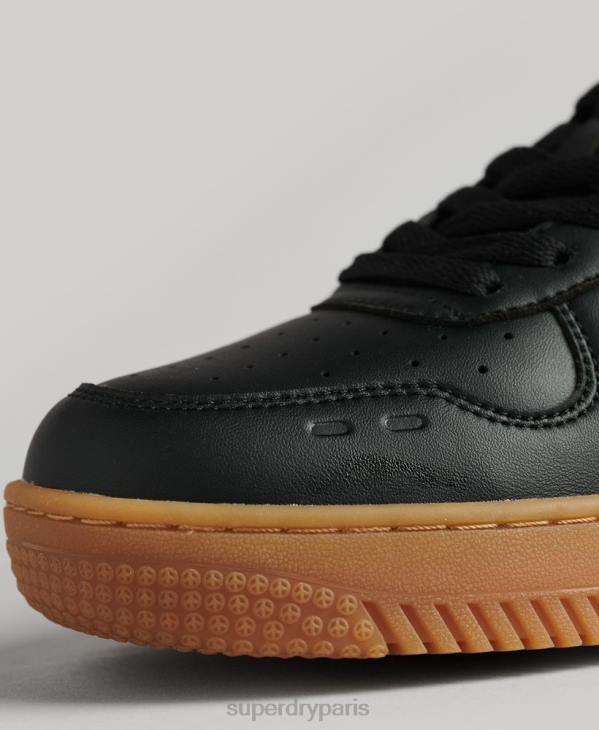 Superdry femmes grosses baskets végétaliennes D64Z4349 chaussures noir