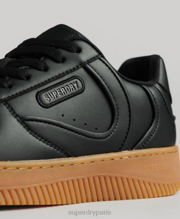 Superdry femmes grosses baskets végétaliennes D64Z4349 chaussures noir