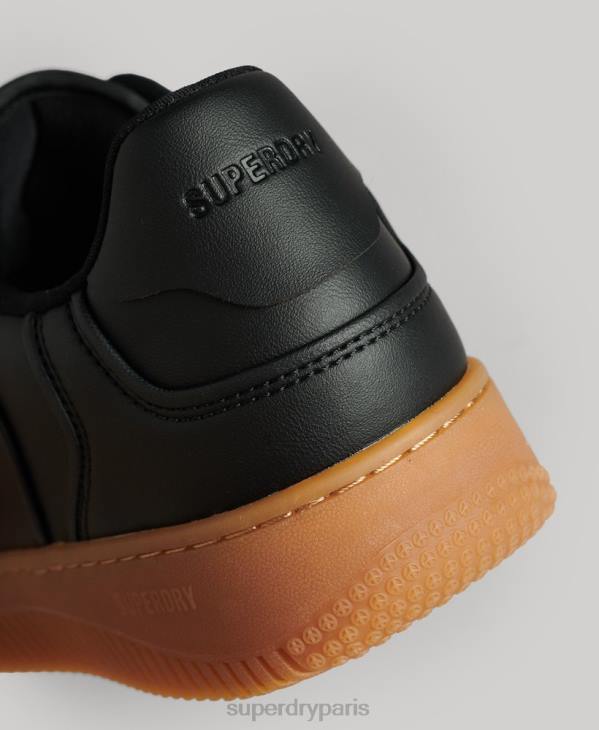 Superdry femmes grosses baskets végétaliennes D64Z4349 chaussures noir