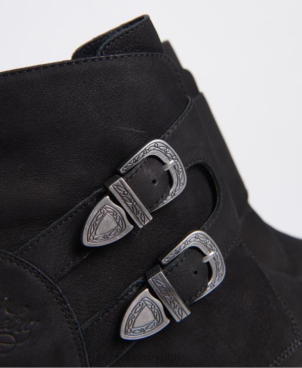 Superdry femmes bottes de moine de rodéo D64Z4427 chaussures noir