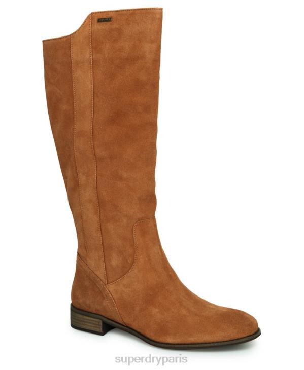 Superdry femmes bottes hautes layla may D64Z4430 chaussures bronzer