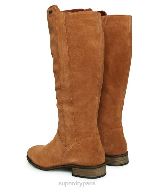Superdry femmes bottes hautes layla may D64Z4430 chaussures bronzer