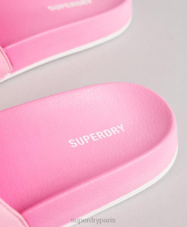 Superdry femmes curseurs de colorant dip code D64Z4414 chaussures rose