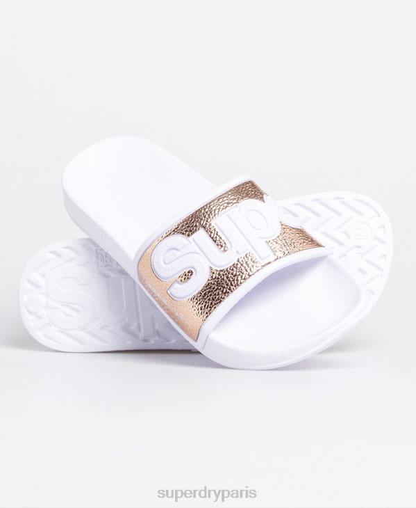 Superdry femmes curseurs de piscine eva 2.0 D64Z6777 chaussures rose