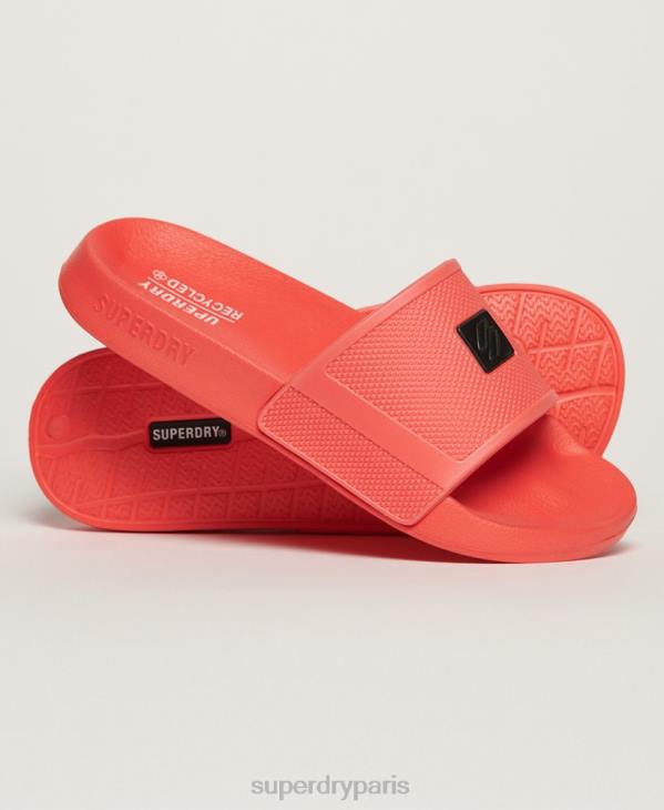 Superdry femmes curseurs de technologie de code D64Z2204 chaussures rouge