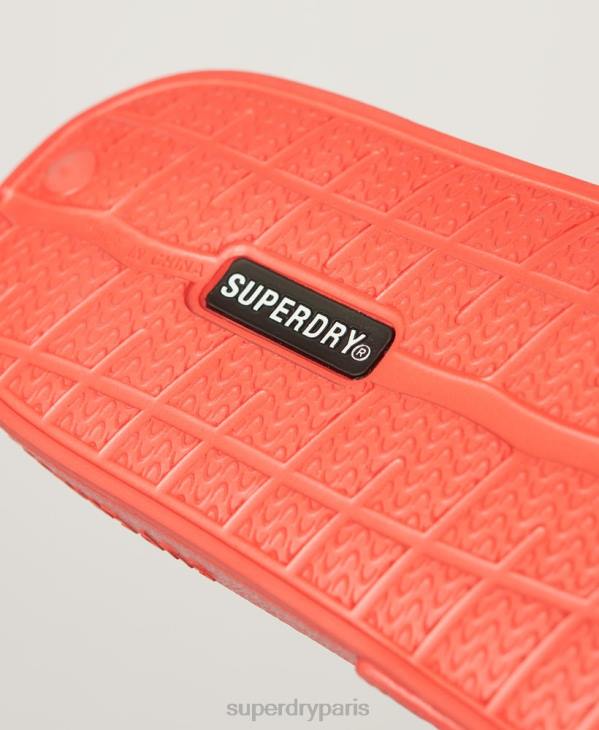 Superdry femmes curseurs de technologie de code D64Z2204 chaussures rouge