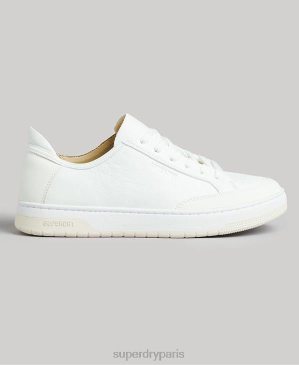 Superdry femmes baskets basses vintage vegan basket D64Z4365 chaussures blanc