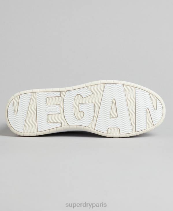 Superdry femmes baskets basses vintage vegan basket D64Z4365 chaussures blanc