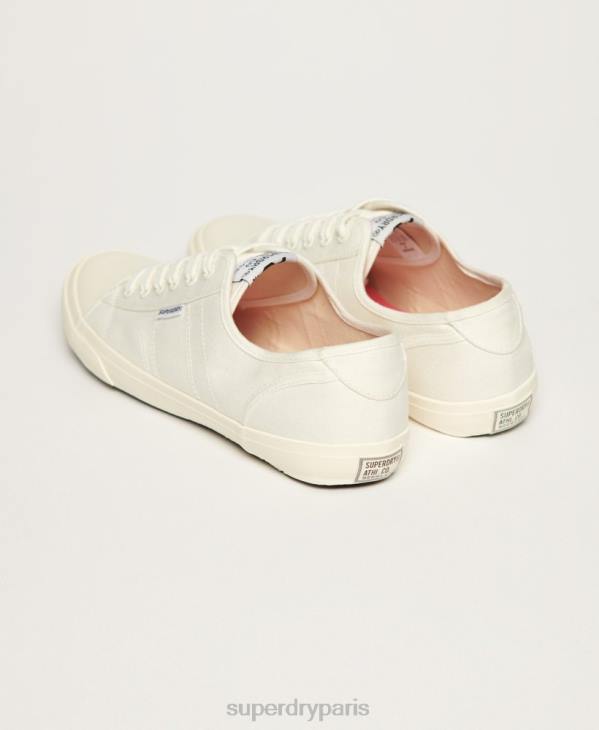 Superdry femmes baskets classiques vegan low pro D64Z2113 chaussures blanc