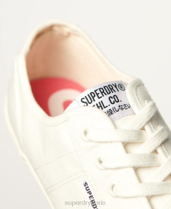 Superdry femmes baskets classiques vegan low pro D64Z2113 chaussures blanc
