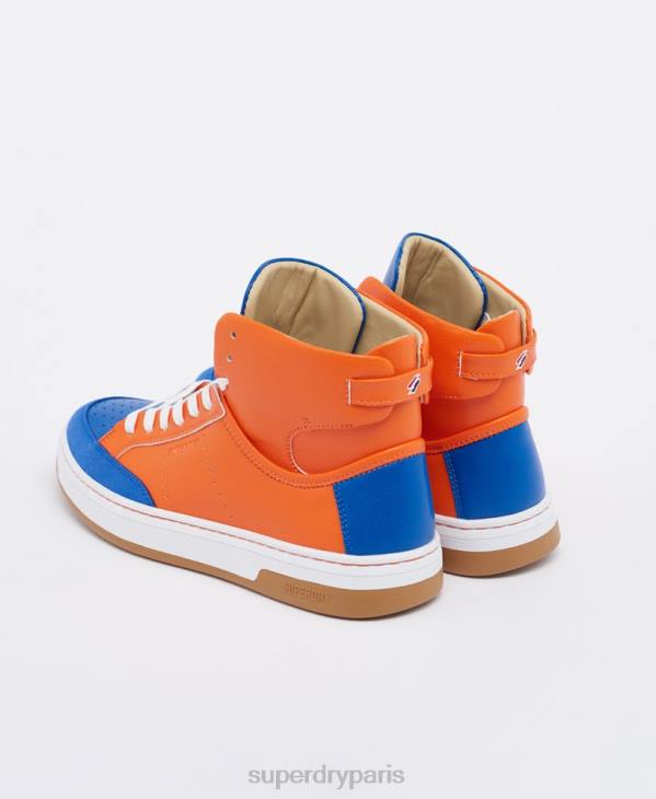 Superdry femmes baskets montantes vegan basket sport D64Z4405 chaussures bleu